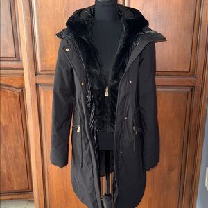 KATE SPADE Women's Black Down Parka